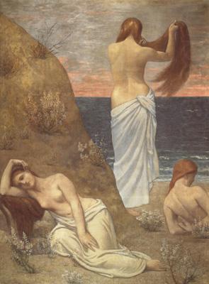 Pierre Puvis de Chavannes Young Girls at the Seaside (mk19) china oil painting image
